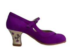 フラメンコシューズ Begona Cervera バーガンディ スエード フラメンコシューズ Begona Cervera バーガンディ スエード フラメンコ